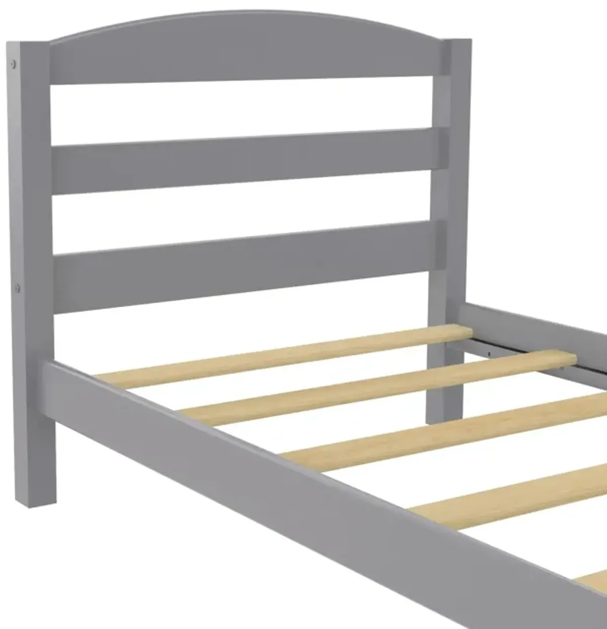 Brycen Kids Twin Size Wood Platform Bed Frame