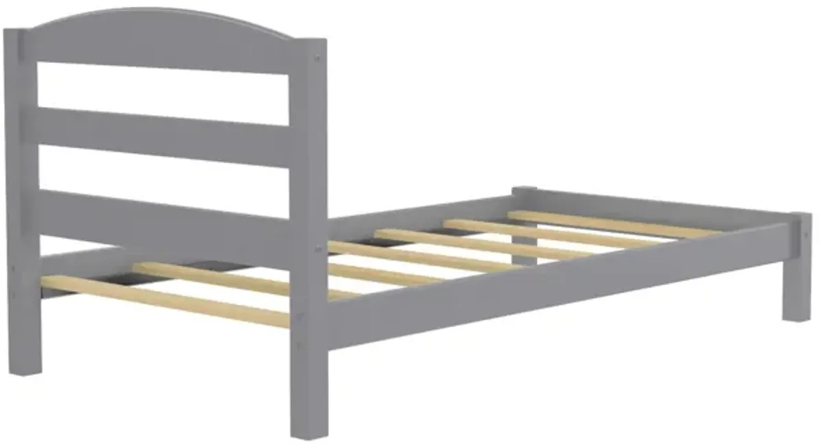 Brycen Kids Twin Size Wood Platform Bed Frame