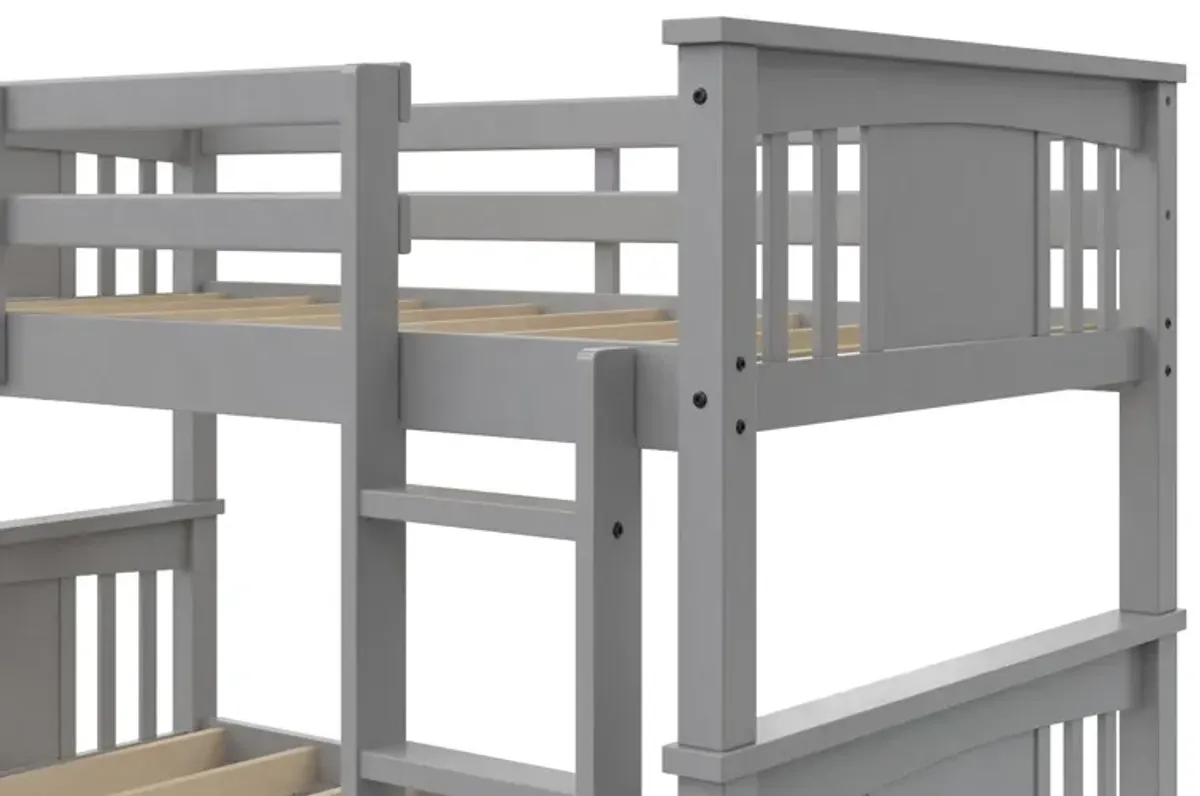 Tadeo Twin Size Bunk Bed for Kids