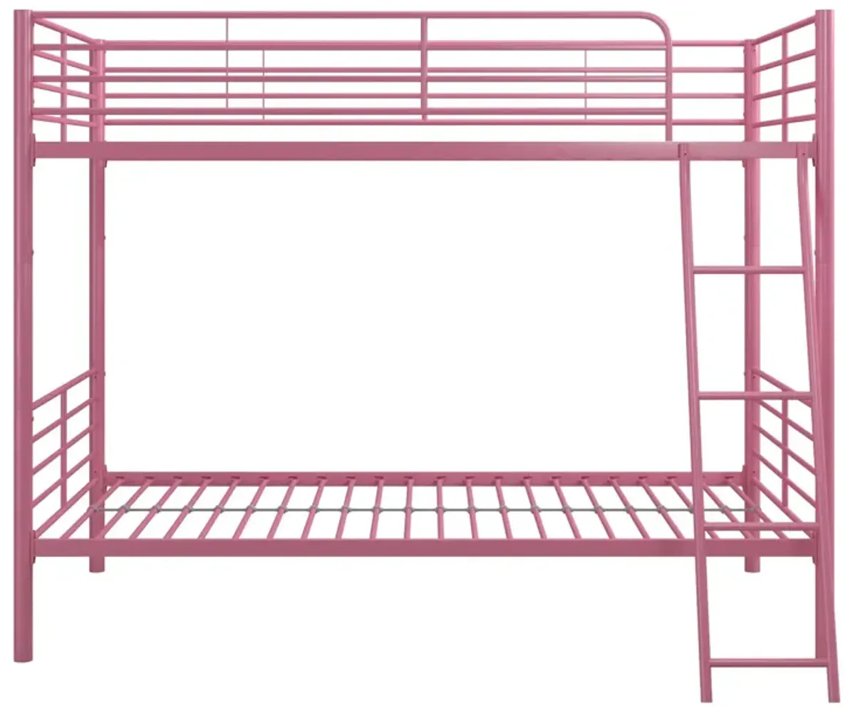 Malcolm Convertible Twin over Twin Metal Bunk Bed