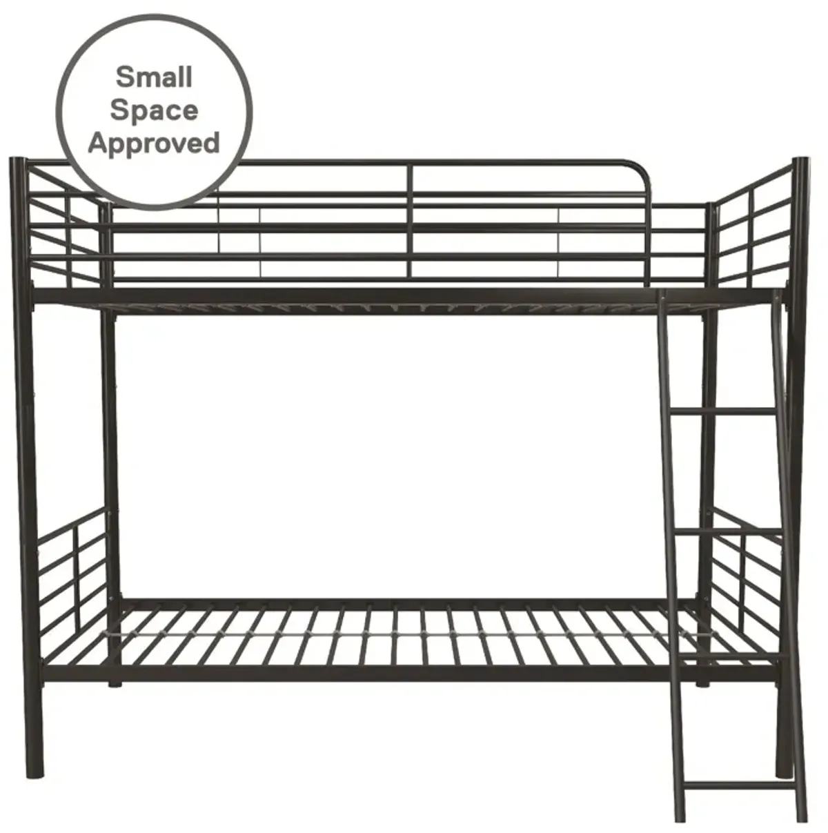 Malcolm Convertible Twin over Twin Metal Bunk Bed