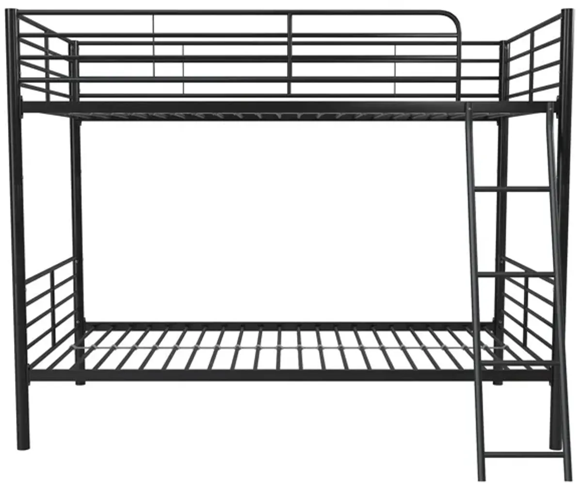 Malcolm Convertible Twin over Twin Metal Bunk Bed