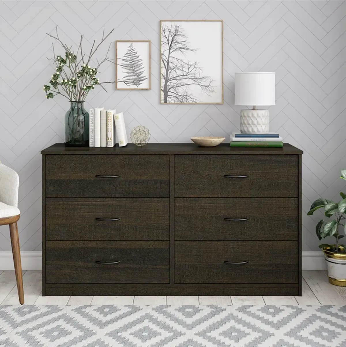 Milani 6 Drawer Wide Dresser