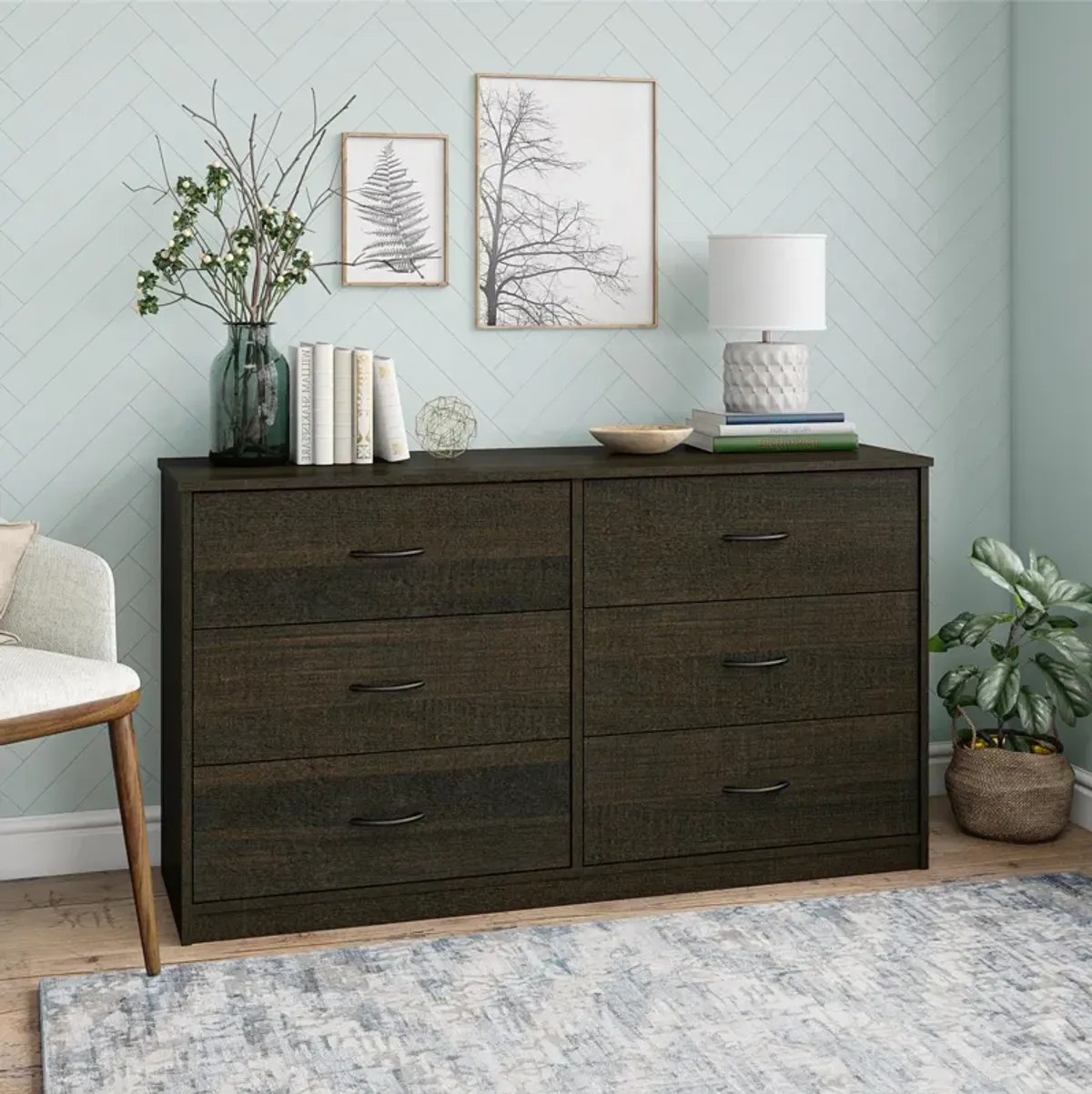 Milani 6 Drawer Wide Dresser