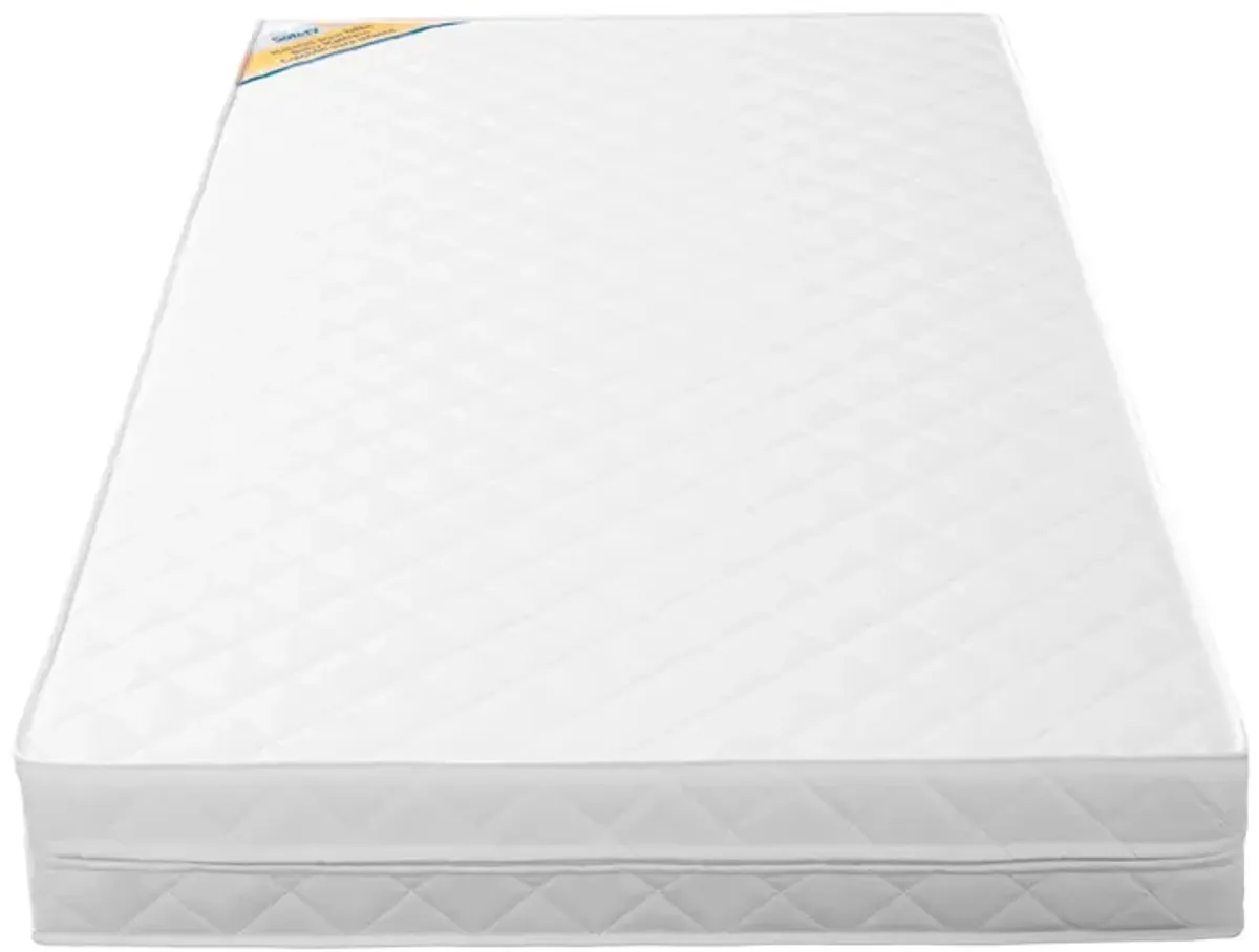 Little Snuggles Deluxe Dual 2-in-1 Baby Crib and Toddler Mattress