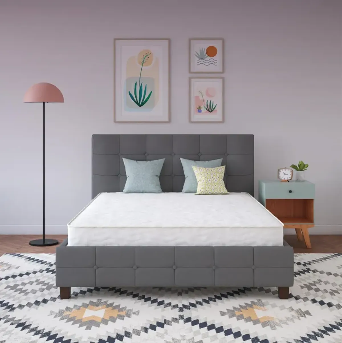 Serene 6 inch 2-Sided Spring Coil Mattress
