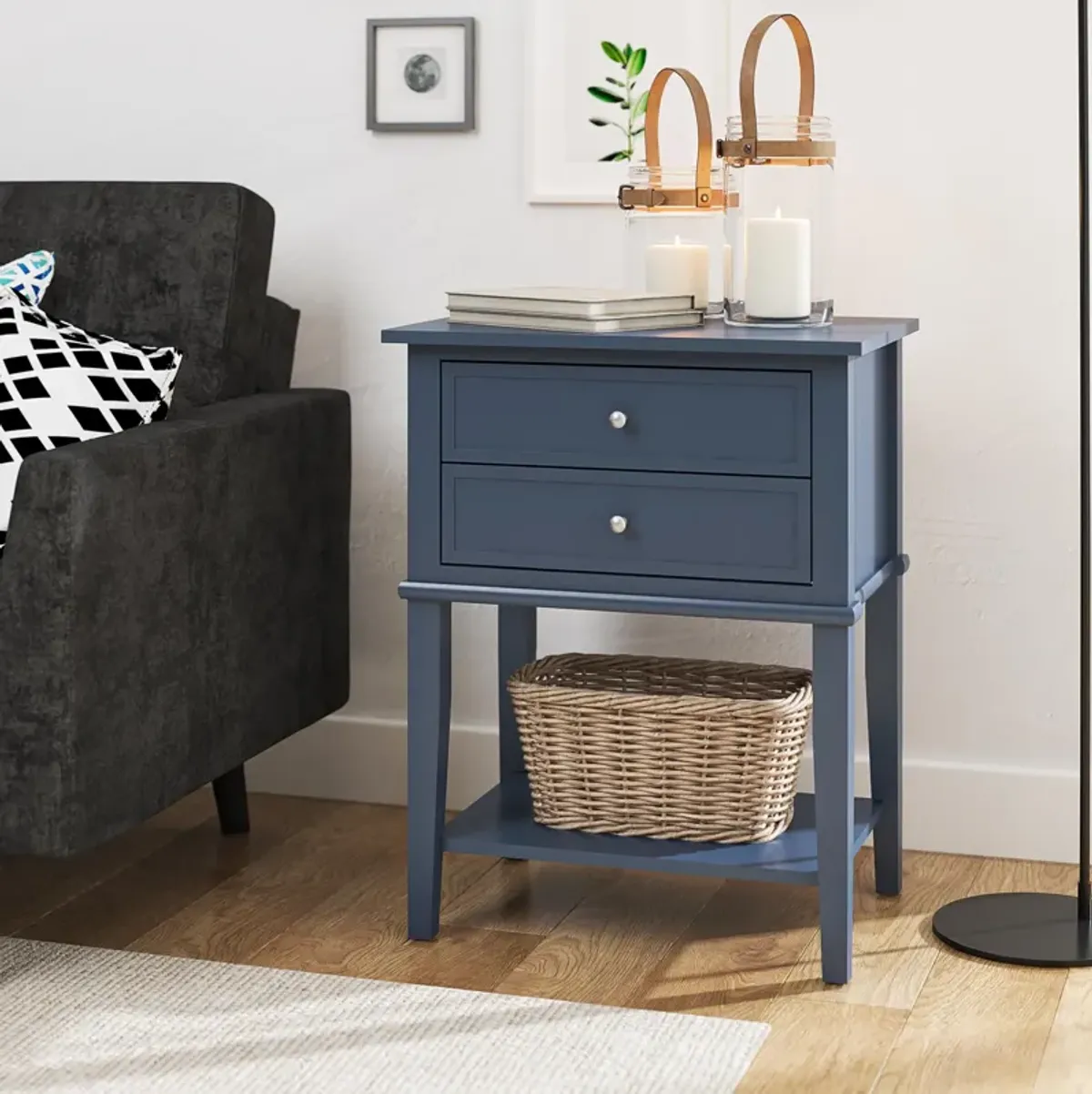 Franklin Accent Table with 2 Drawers