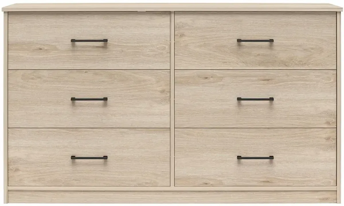 Easy Build Pearce Wide 6 Drawer Dresser with Interlocking SwitchLock™ System