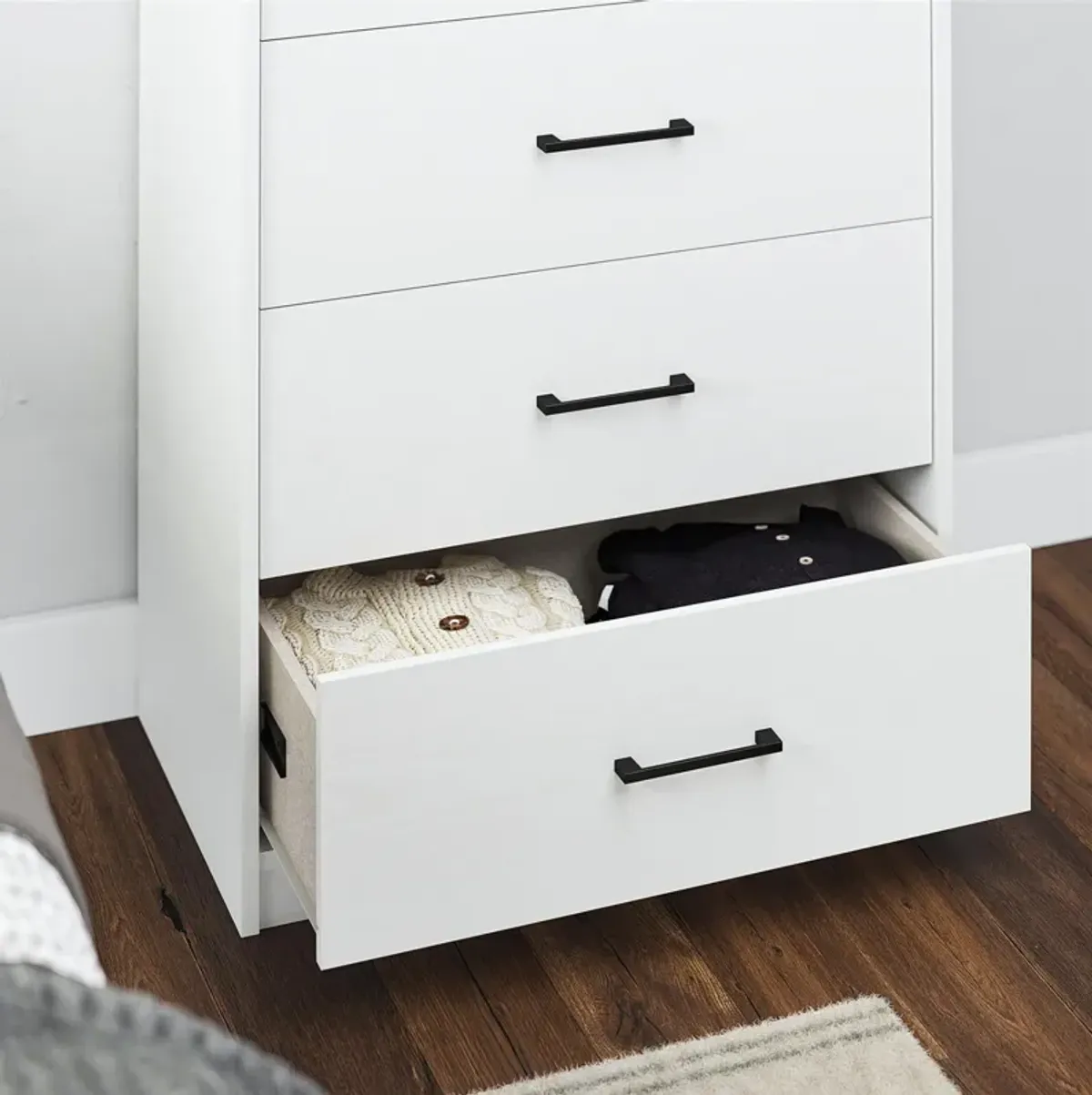 Easy Build Pearce Tall 5 Drawer Dresser with Interlocking SwitchLock™ System