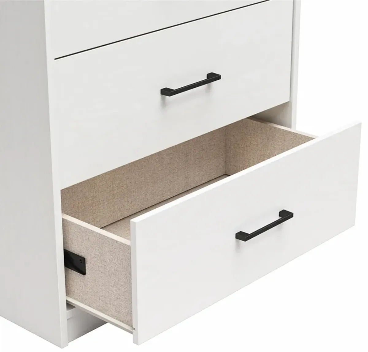 Easy Build Pearce 4 Drawer Dresser with Interlocking SwitchLock™ System