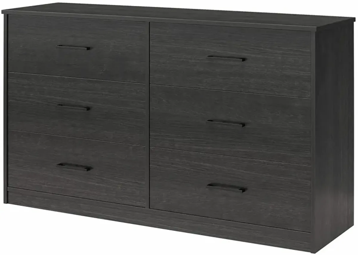 Easy Build Pearce Wide 6 Drawer Dresser with Interlocking SwitchLock™ System