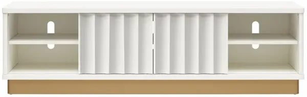 Rene Modern Scalloped TV Stand for TVs up to 65in