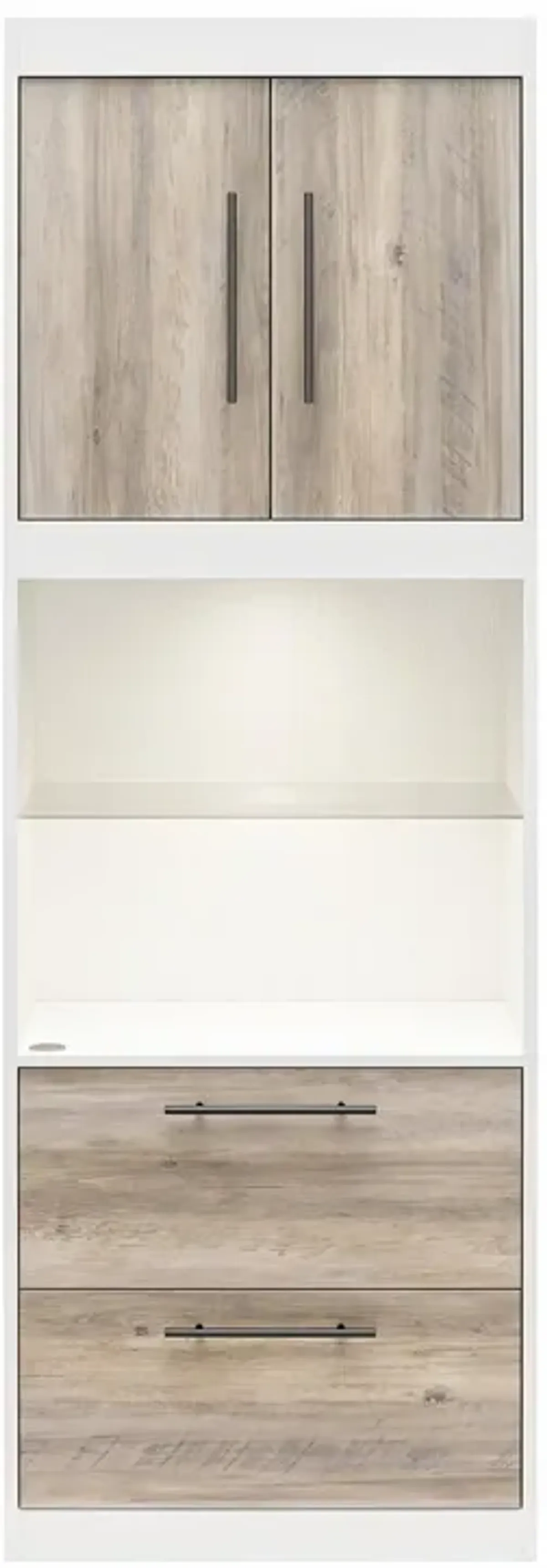 Pinnacle Storage Cabinet with Drawers and Touch Sensor LED Lighting