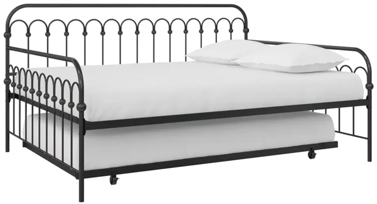 Bright Pop Metal Daybed with Trundle