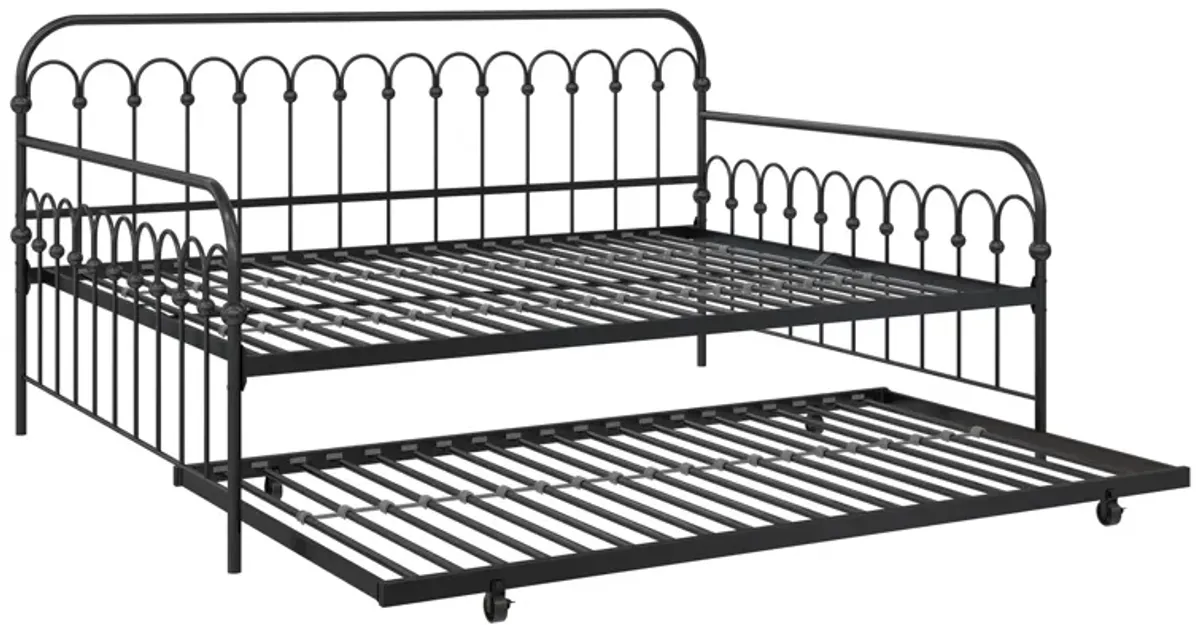 Bright Pop Metal Daybed with Trundle