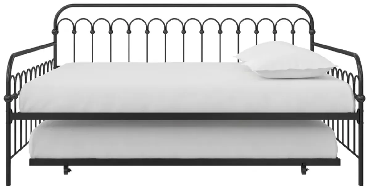 Bright Pop Metal Daybed with Trundle