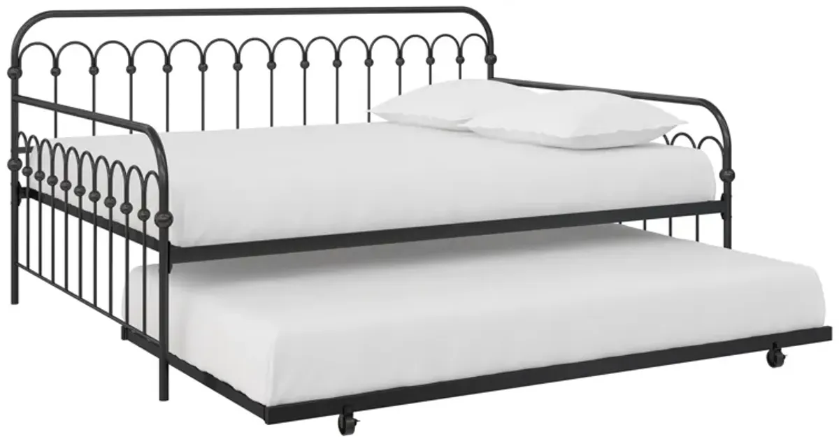 Bright Pop Metal Daybed with Trundle