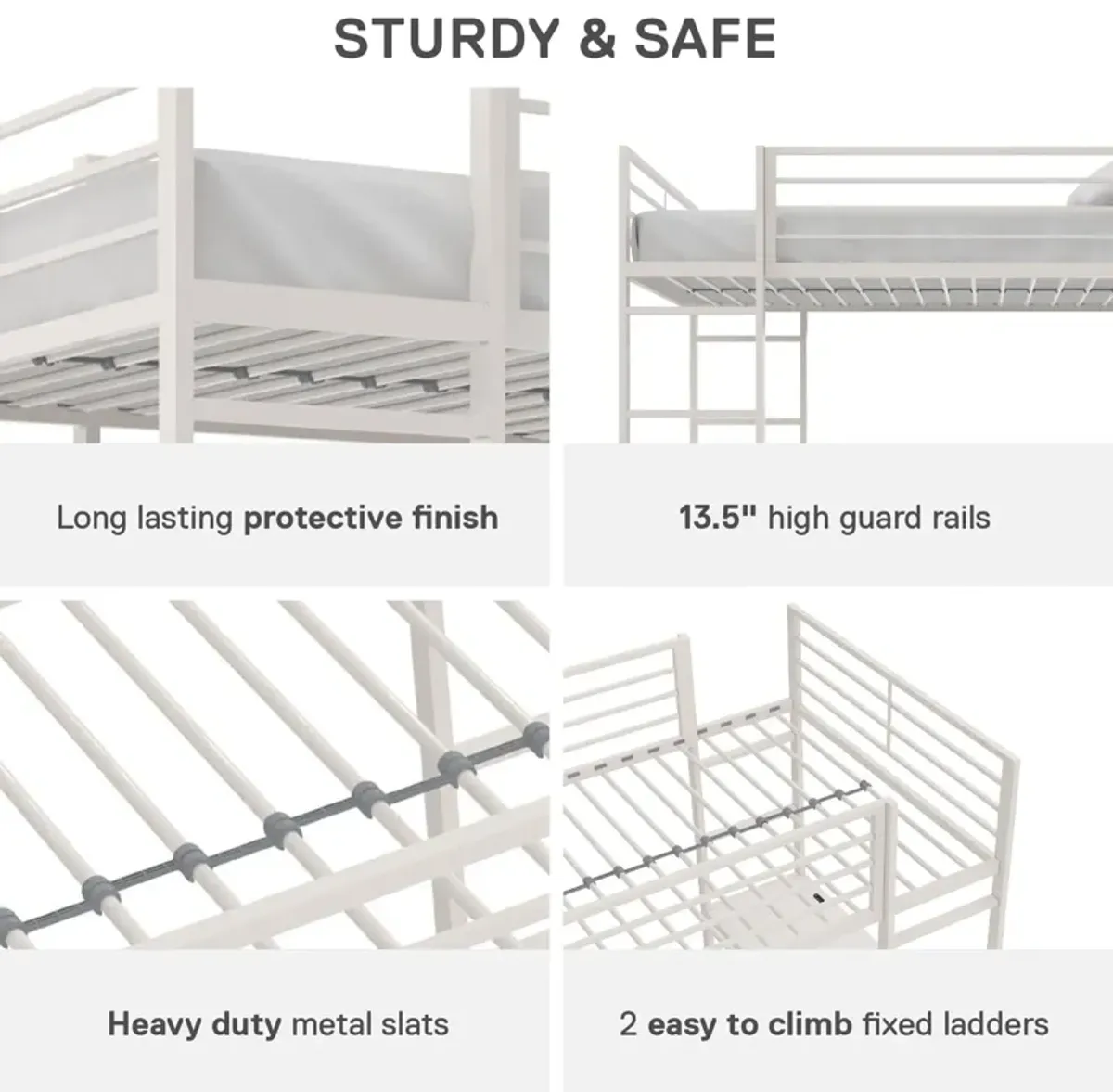 Lanis Twin Loft Bed with Desk and Storage