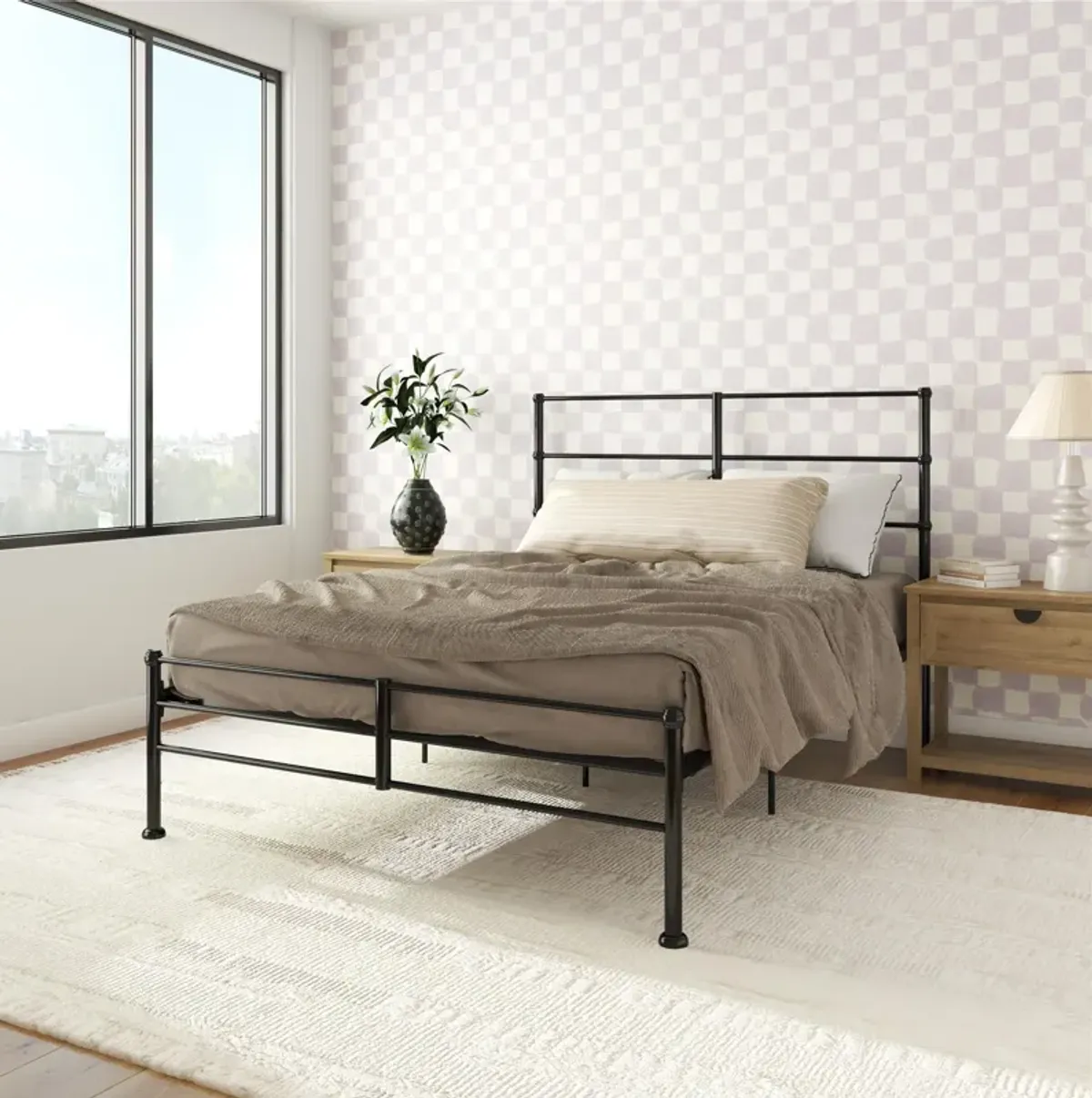 MacKenzie Adaptable Metal Platform Bed