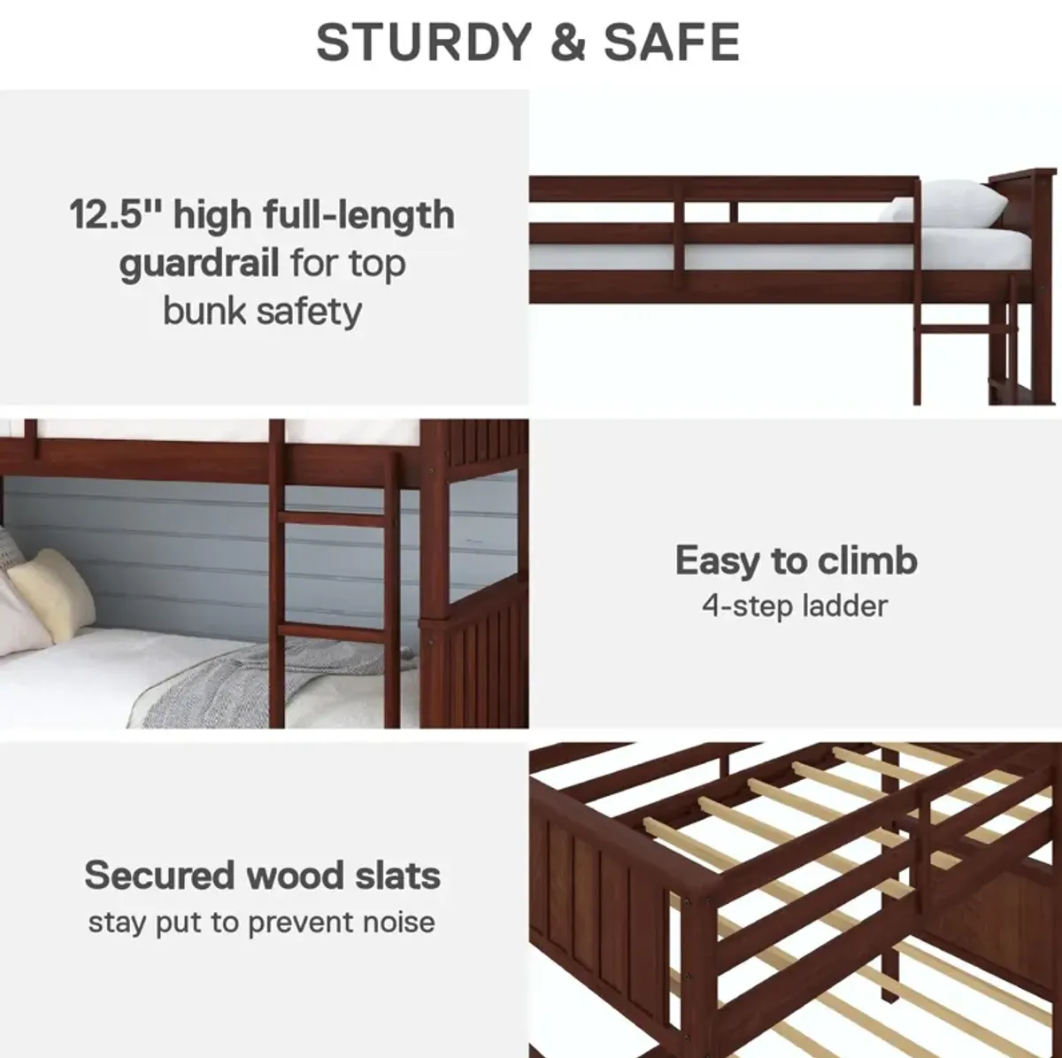 Bailen Wooden Bunk Bed