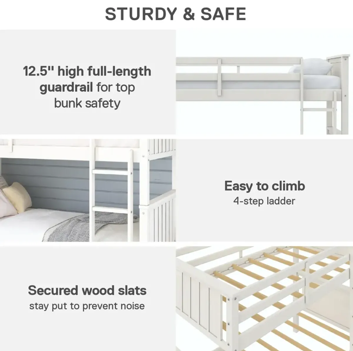 Bailen Wooden Bunk Bed