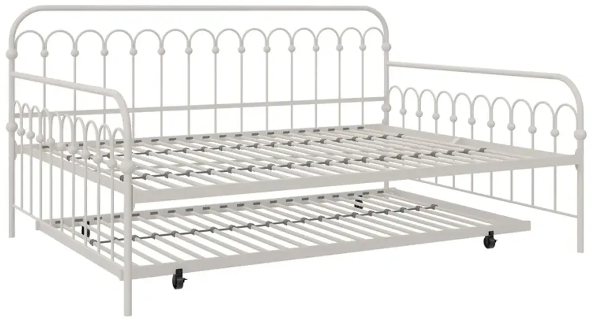 Bright Pop Metal Daybed with Trundle