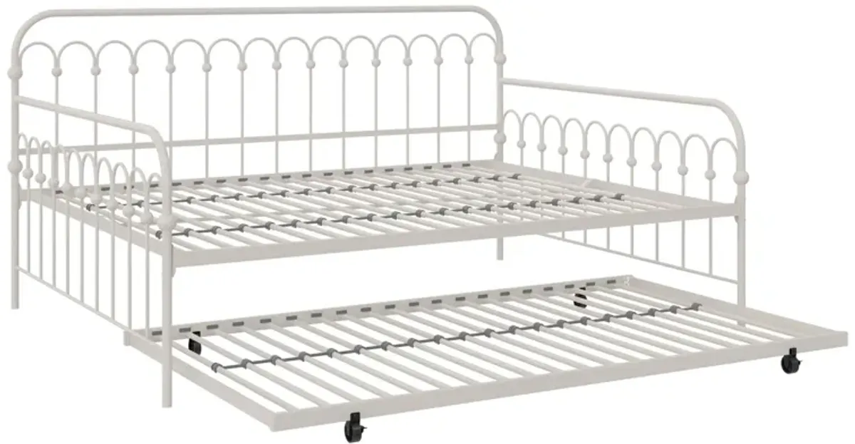 Bright Pop Metal Daybed with Trundle