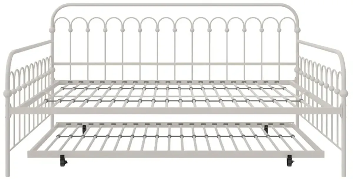 Bright Pop Metal Daybed with Trundle