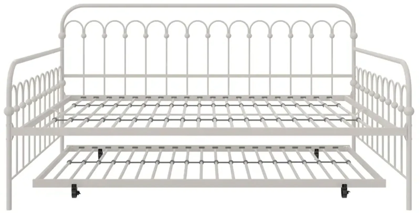 Bright Pop Metal Daybed with Trundle