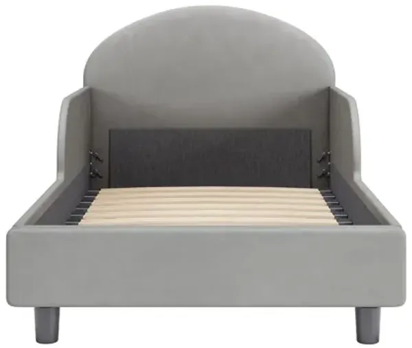 Oliver Upholstered Toddler Bed Velvet