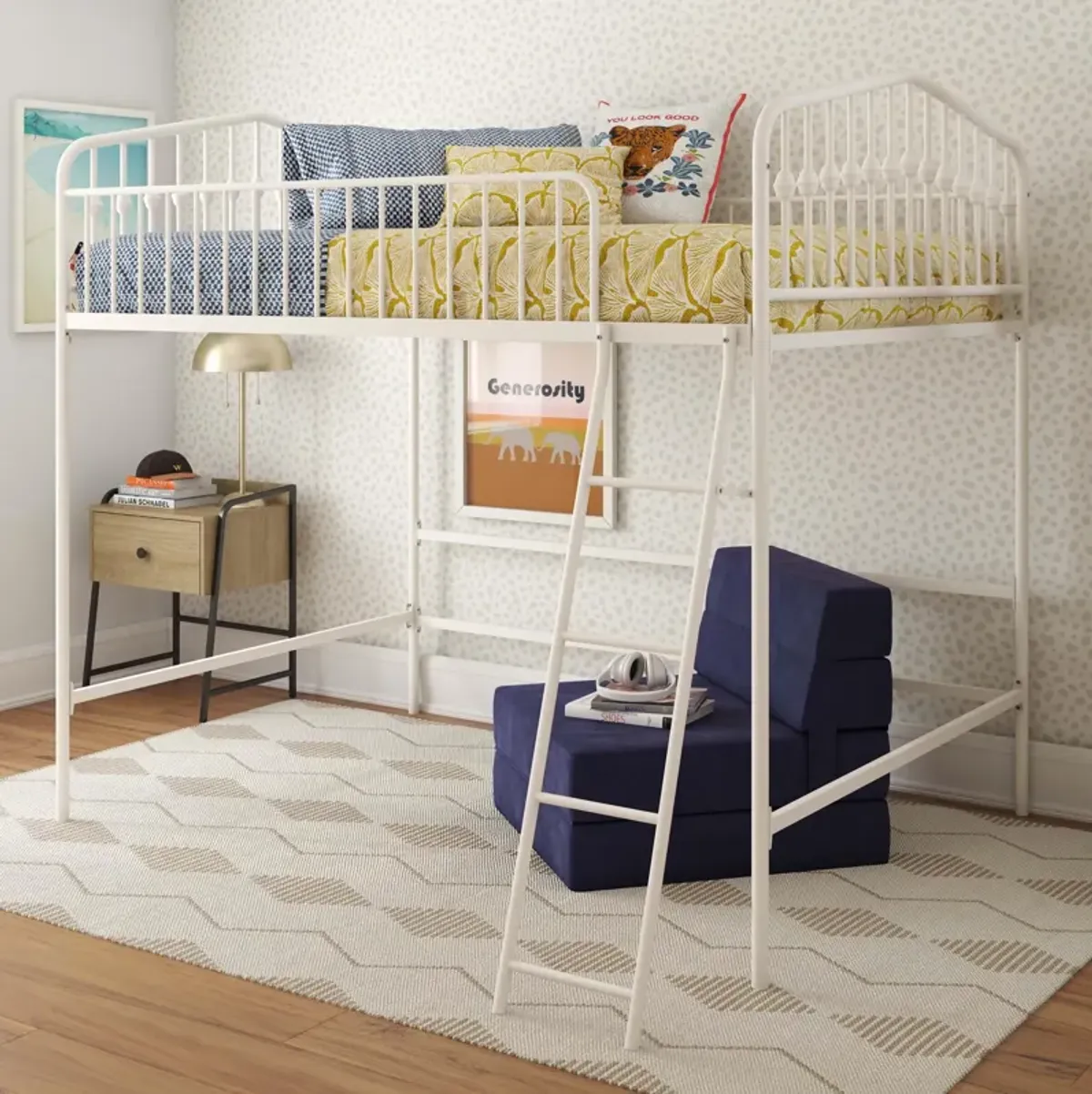 Bushwick Metal Loft Bed