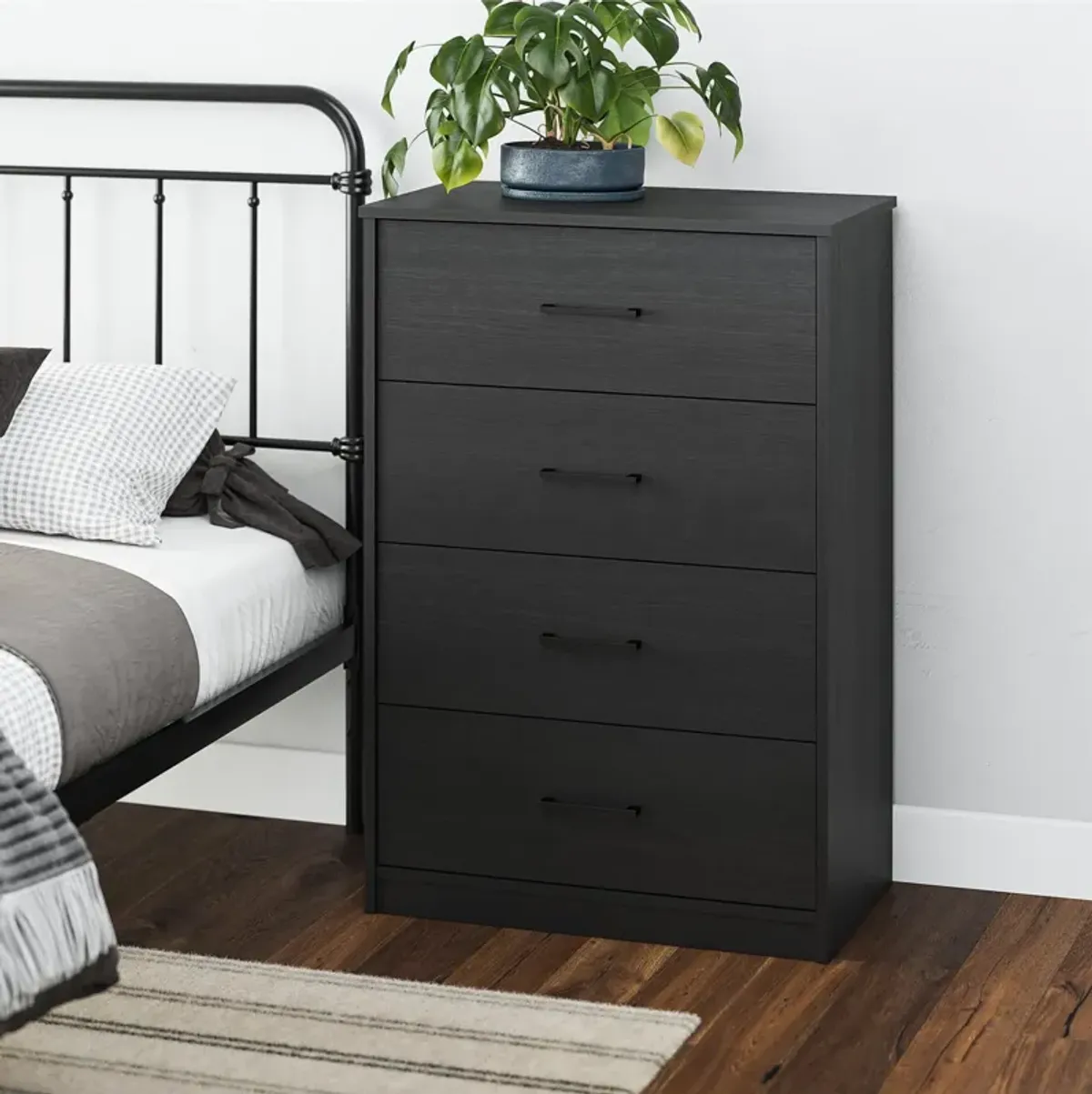 Easy Build Pearce 4 Drawer Dresser with Interlocking SwitchLock™ System