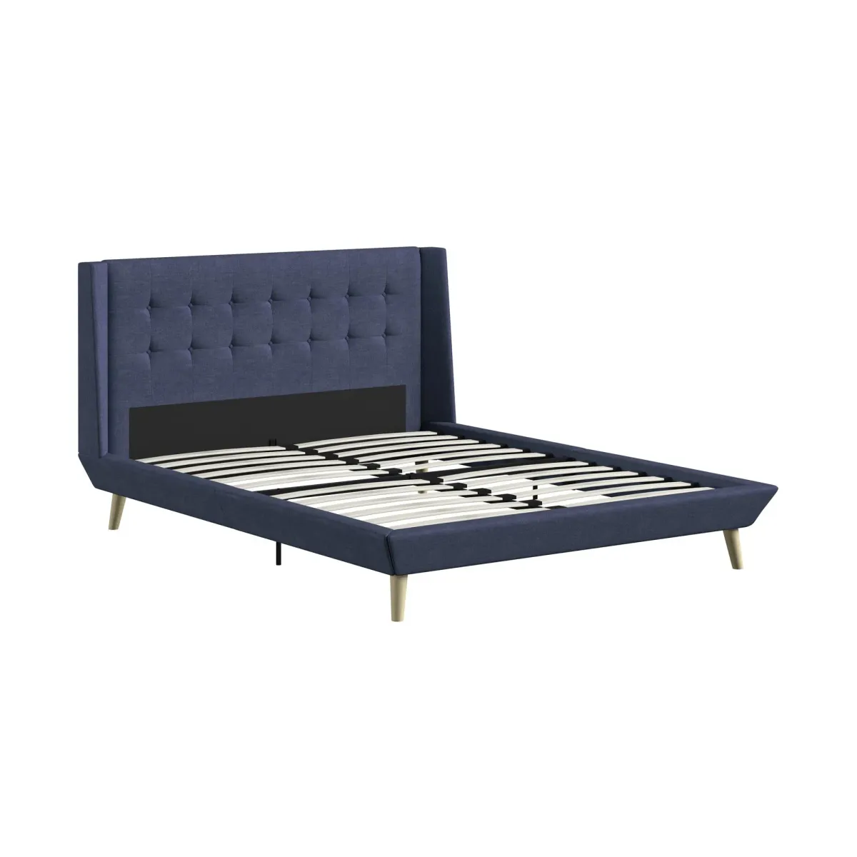 Farnsworth Upholstered Bed with Low Profile Platform Frame