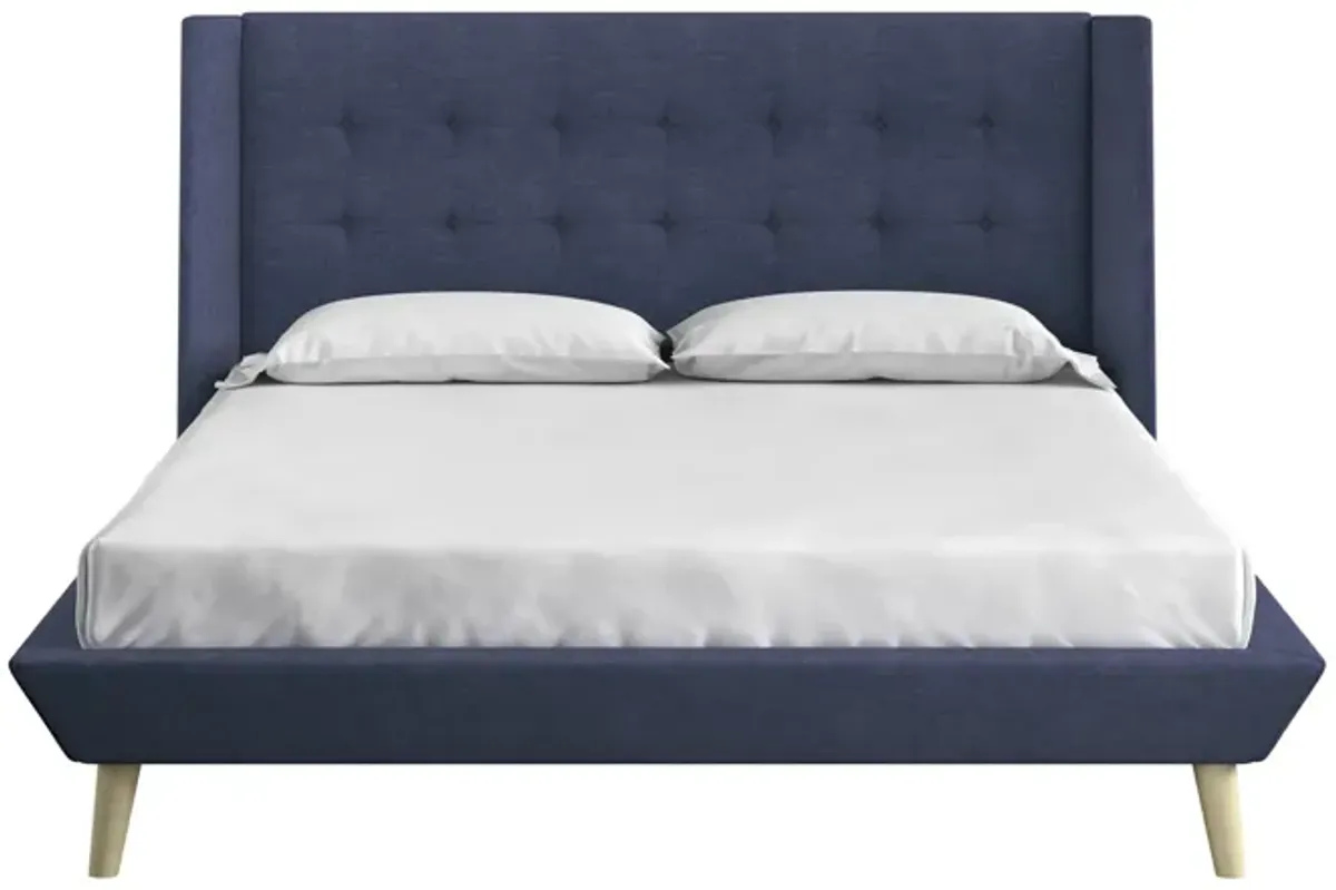 Farnsworth Upholstered Bed with Low Profile Platform Frame