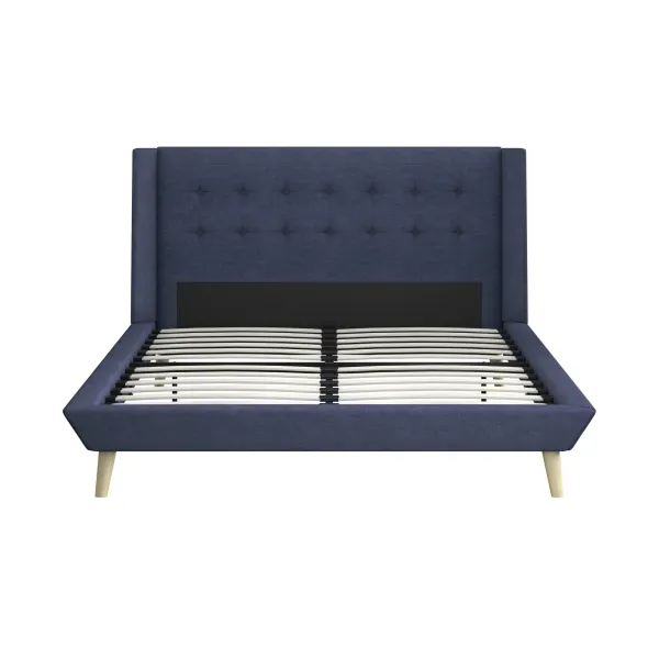 Farnsworth Upholstered Bed with Low Profile Platform Frame