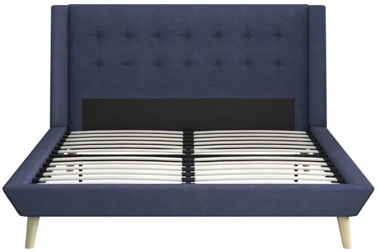 Farnsworth Upholstered Bed with Low Profile Platform Frame