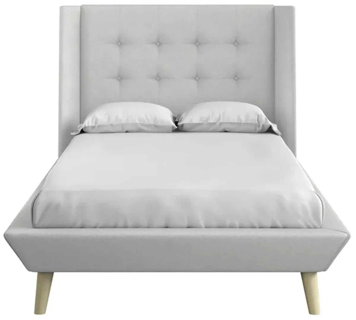 Farnsworth Upholstered Bed with Low Profile Platform Frame