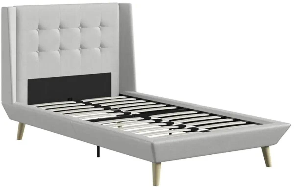 Farnsworth Upholstered Bed with Low Profile Platform Frame