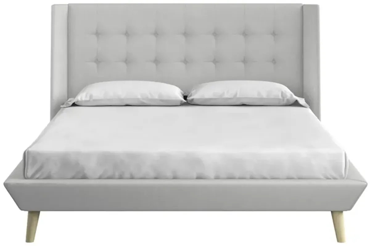 Farnsworth Upholstered Bed with Low Profile Platform Frame