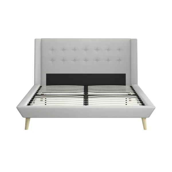Farnsworth Upholstered Bed with Low Profile Platform Frame