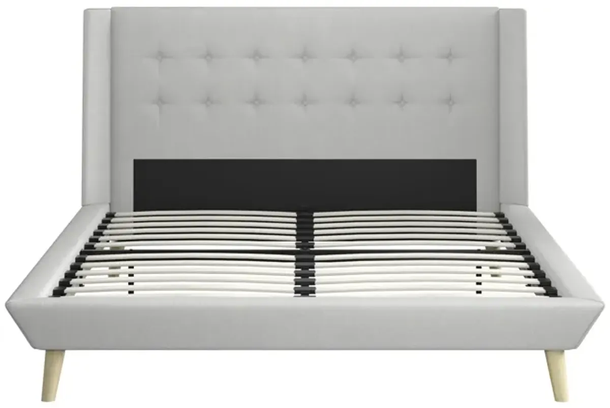 Farnsworth Upholstered Bed with Low Profile Platform Frame