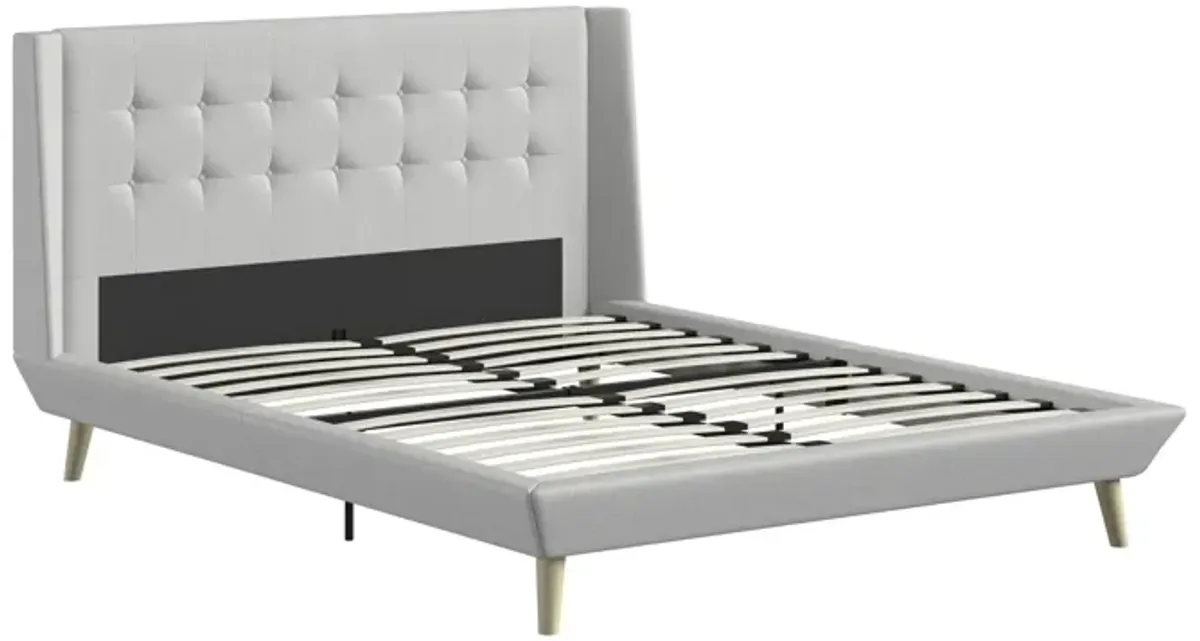 Farnsworth Upholstered Bed with Low Profile Platform Frame