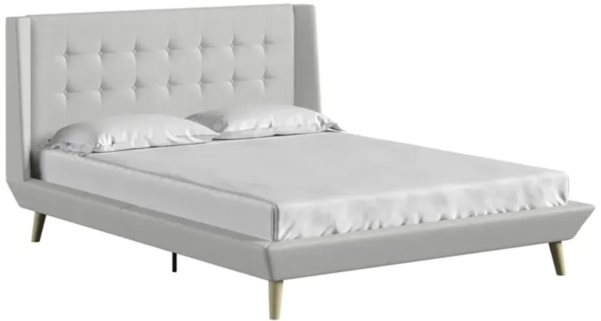 Farnsworth Upholstered Bed with Low Profile Platform Frame