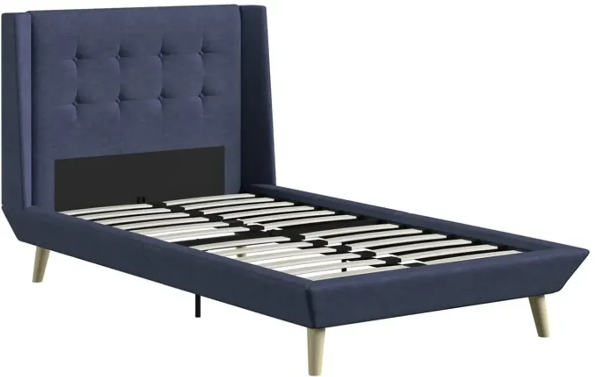 Farnsworth Upholstered Bed with Low Profile Platform Frame