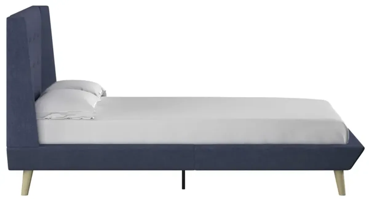 Farnsworth Upholstered Bed with Low Profile Platform Frame