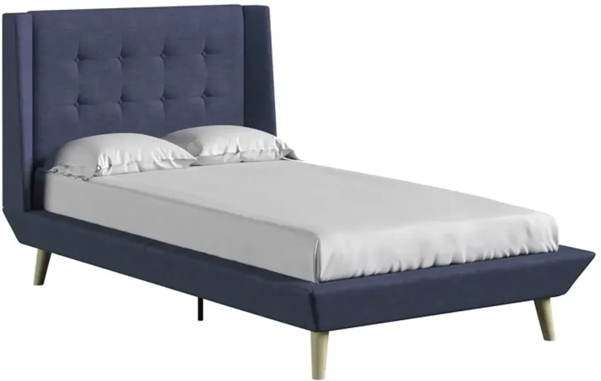 Farnsworth Upholstered Bed with Low Profile Platform Frame