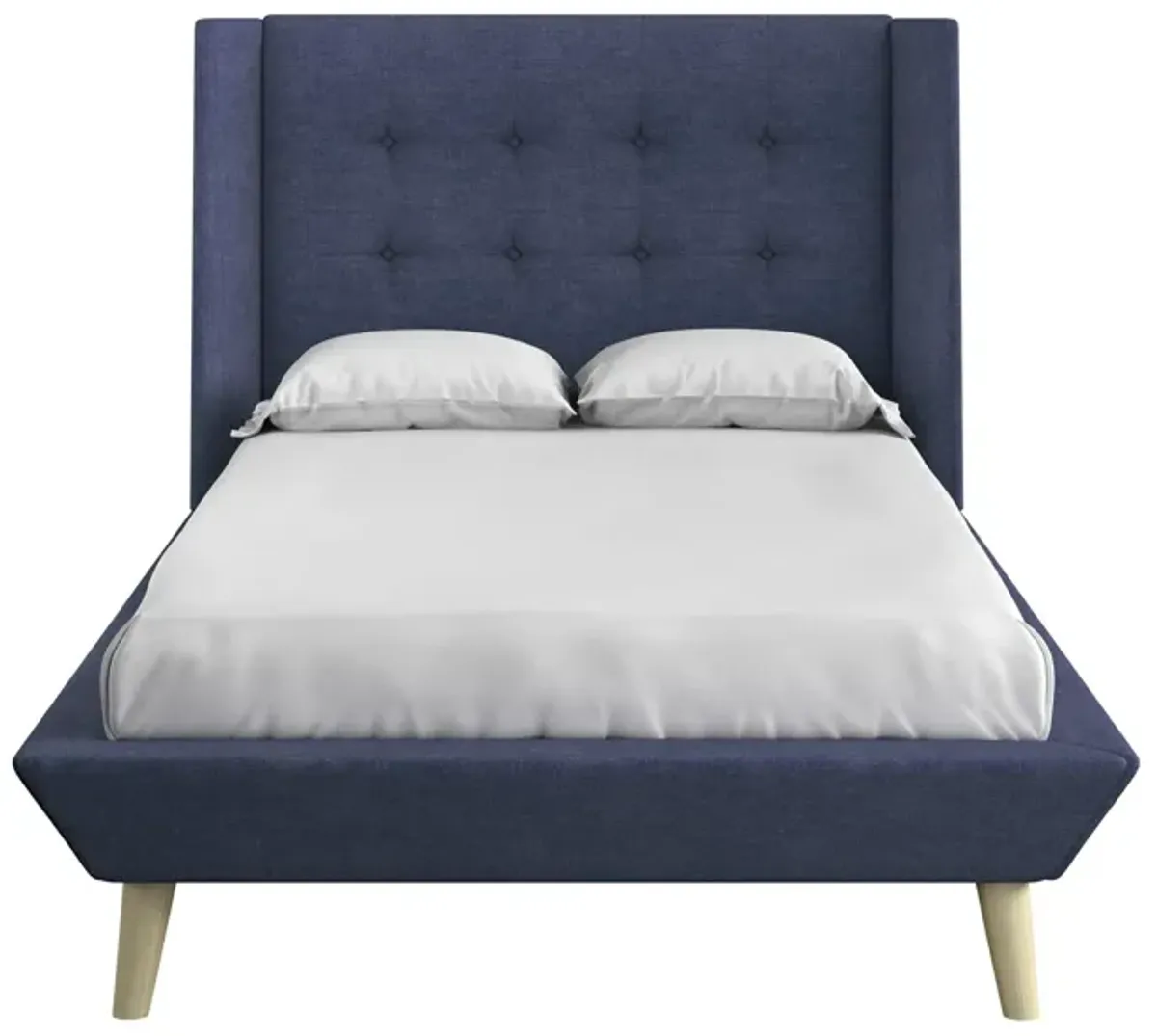 Farnsworth Upholstered Bed with Low Profile Platform Frame