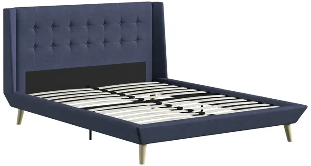 Farnsworth Upholstered Bed with Low Profile Platform Frame