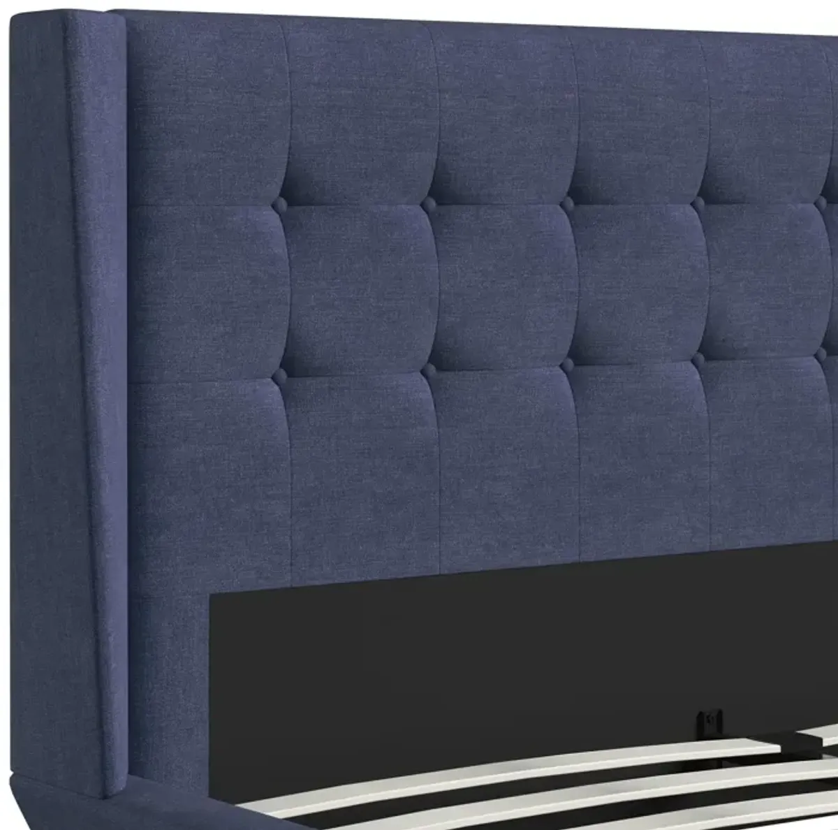 Farnsworth Upholstered Bed with Low Profile Platform Frame