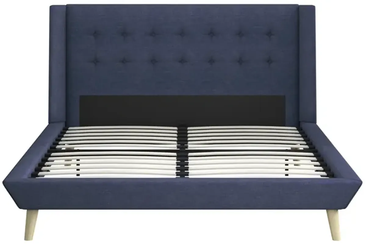 Farnsworth Upholstered Bed with Low Profile Platform Frame